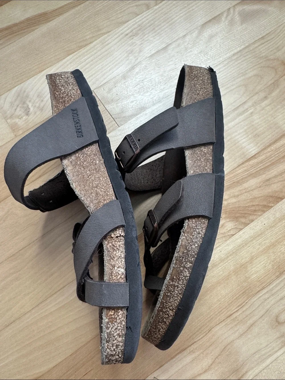 Birkenstock Women’s Mayari Footbed Sandals Brown Birks Size 39  8.5